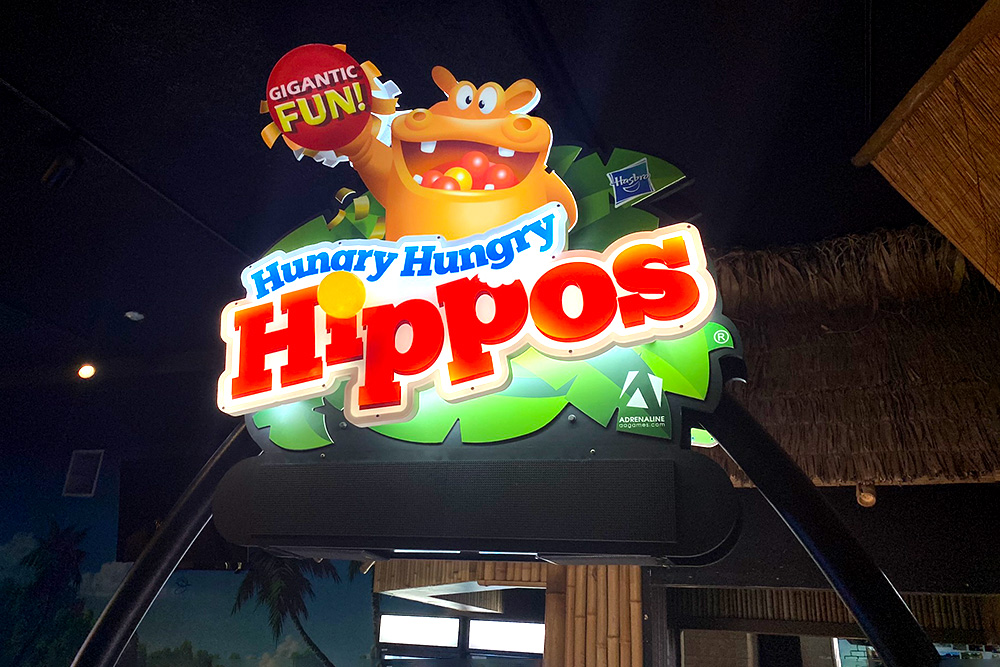 Hungry Hungry Hippos at Castle Fun Park